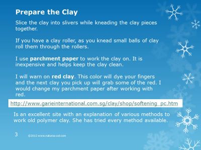 Prepare the Clay.