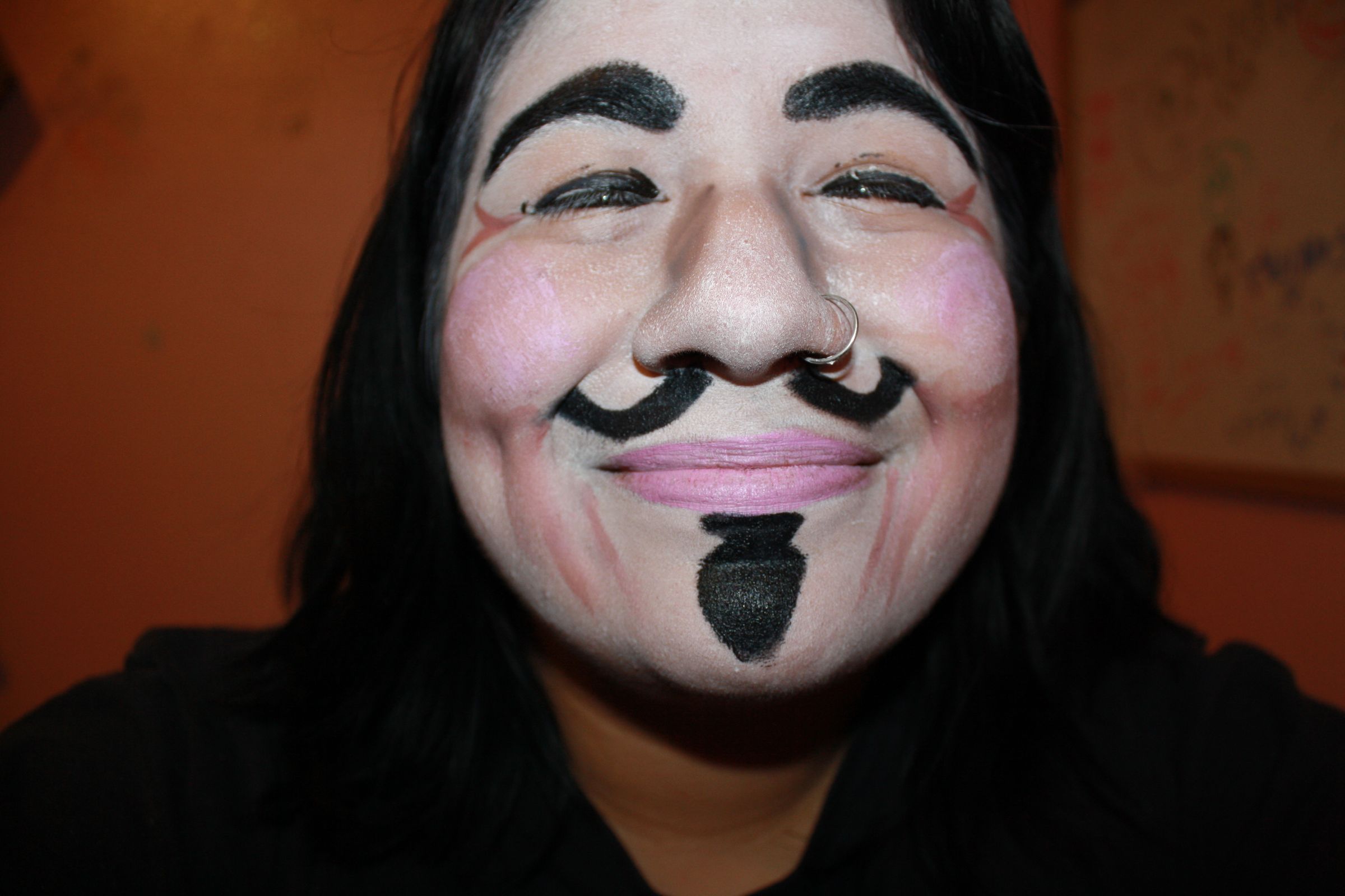 The Easy Version of V for Vendetta Make-up