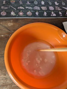 Mixing the Baking Soda and Water