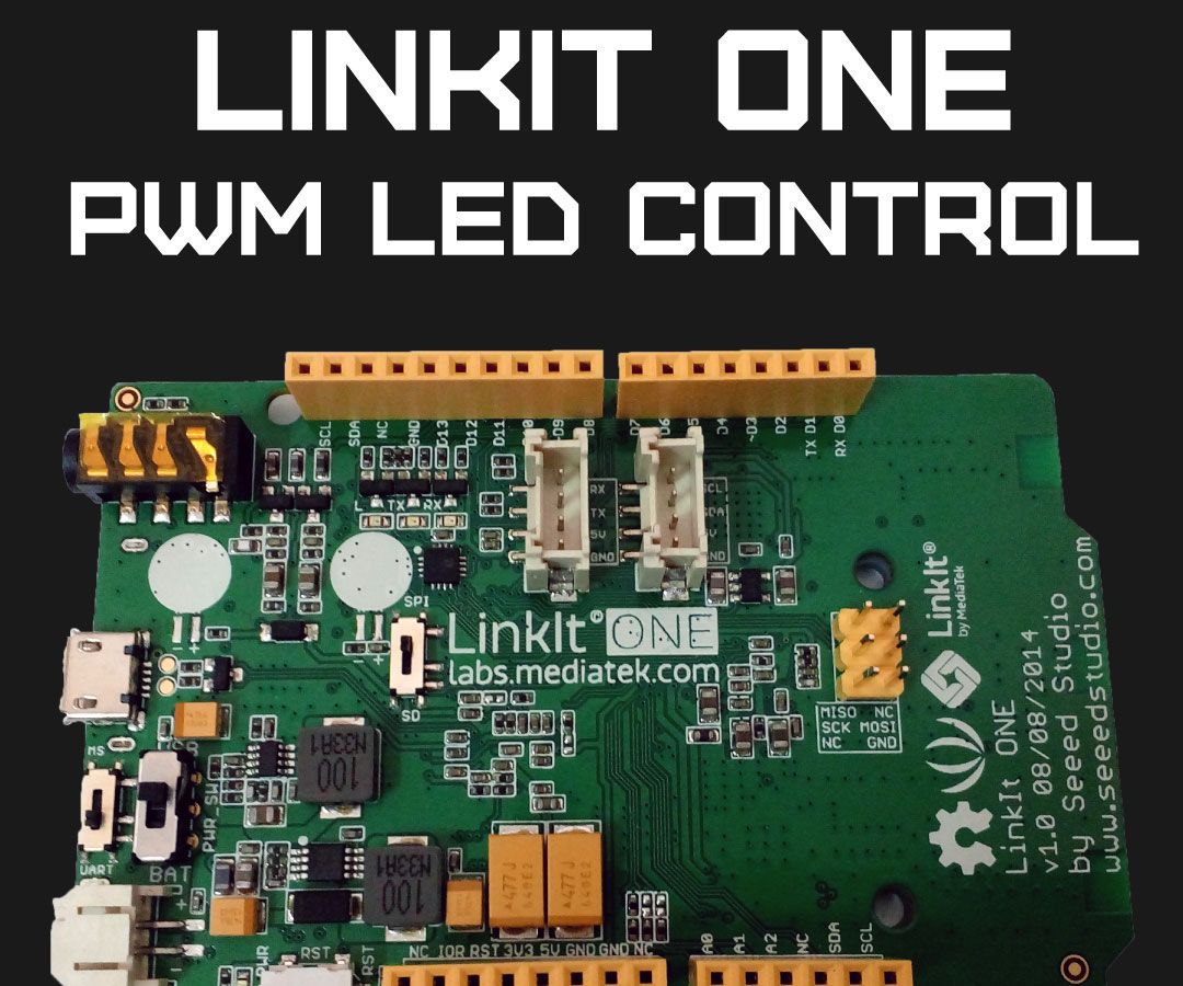 LinkIt ONE Bluetooth PWM LED Control