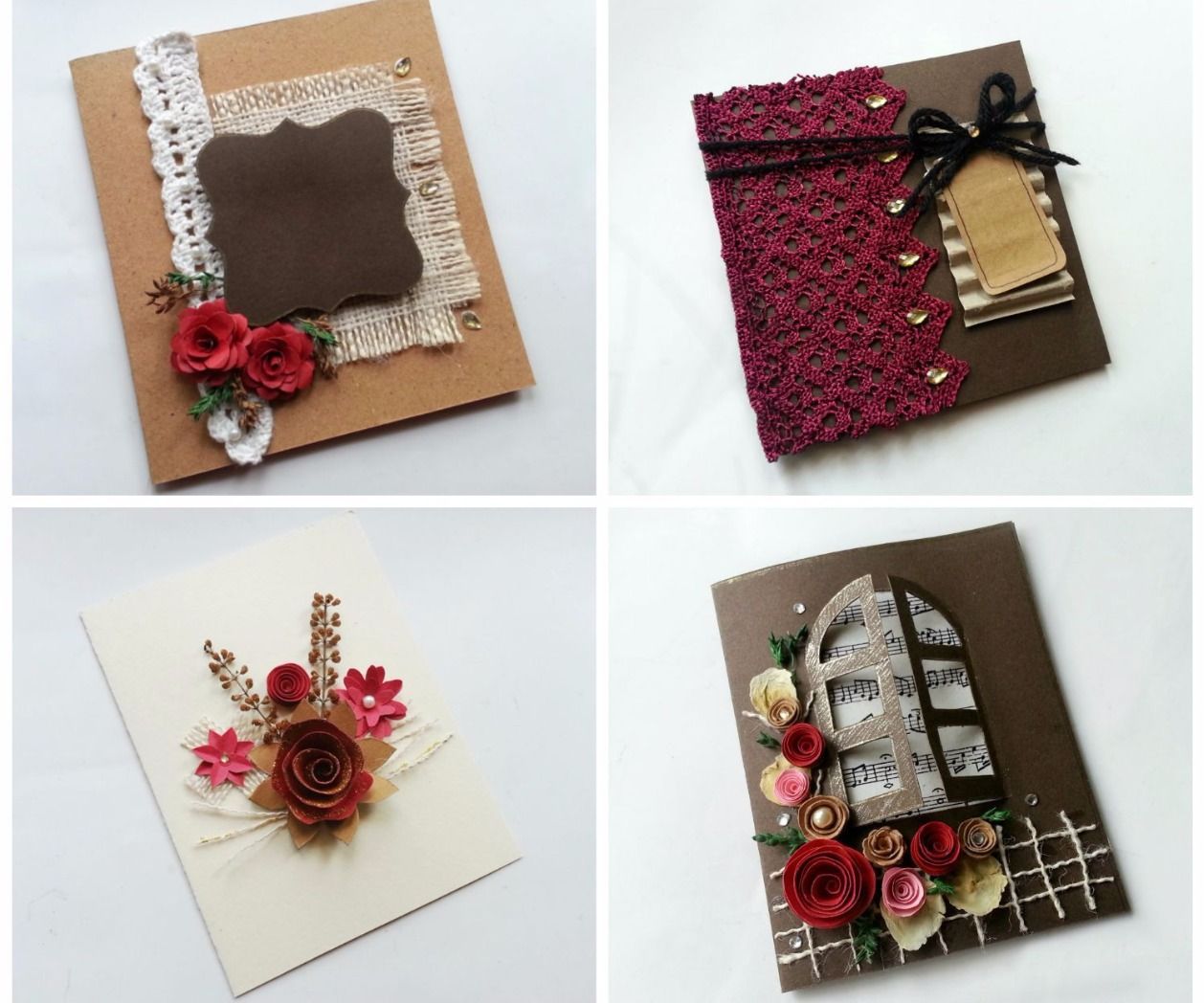 DIY Vintage Wedding Cards