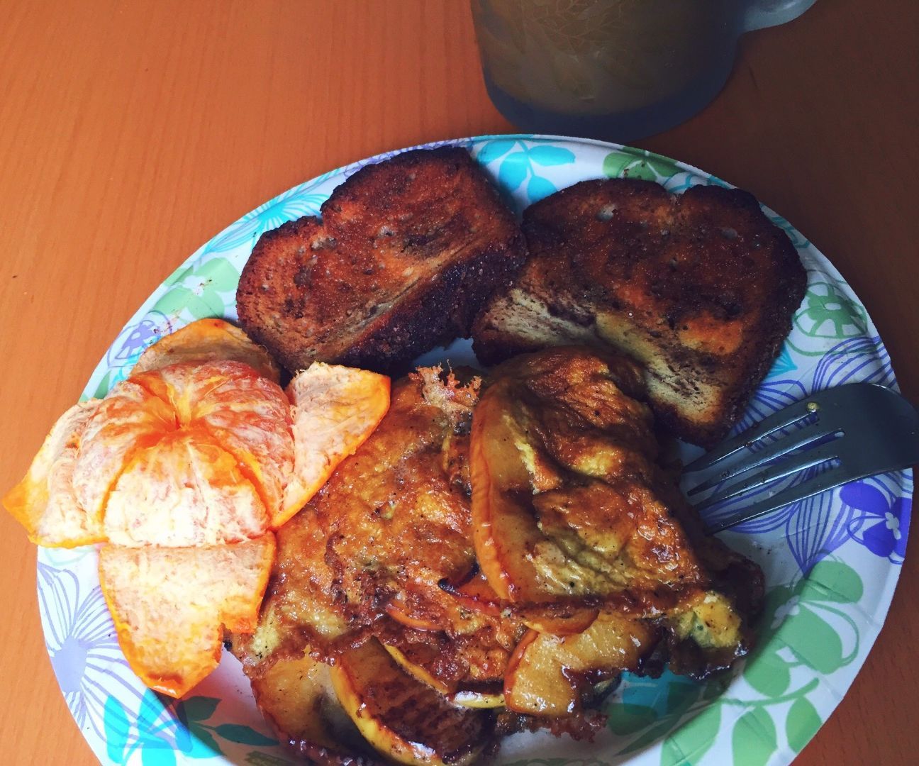 Wrinkled Apple Omelette