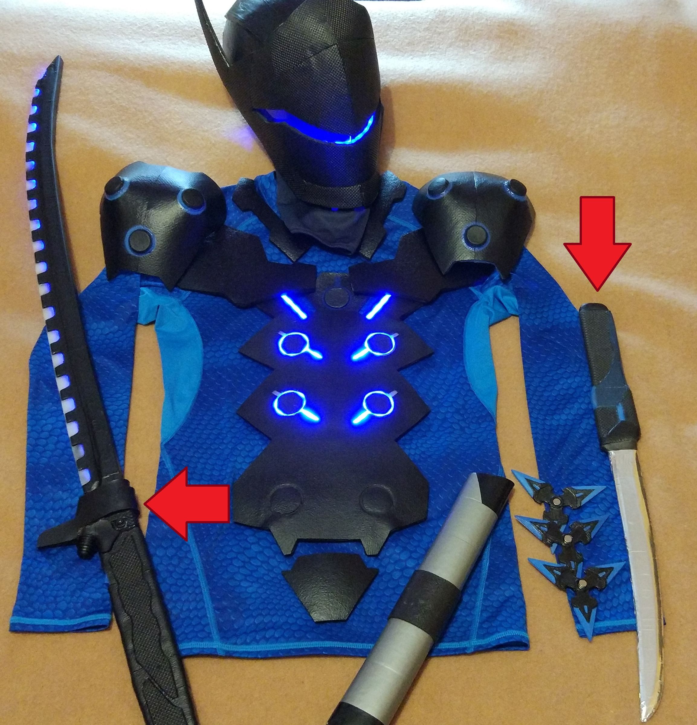 Genji's (carbon Fiber Skin) Swords EN/FR Sabres De Genji (skin Fibre De