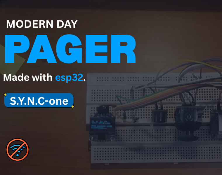SYNC-one - Reviving 90s Pager Tech for Offline ESP-NOW Communication
