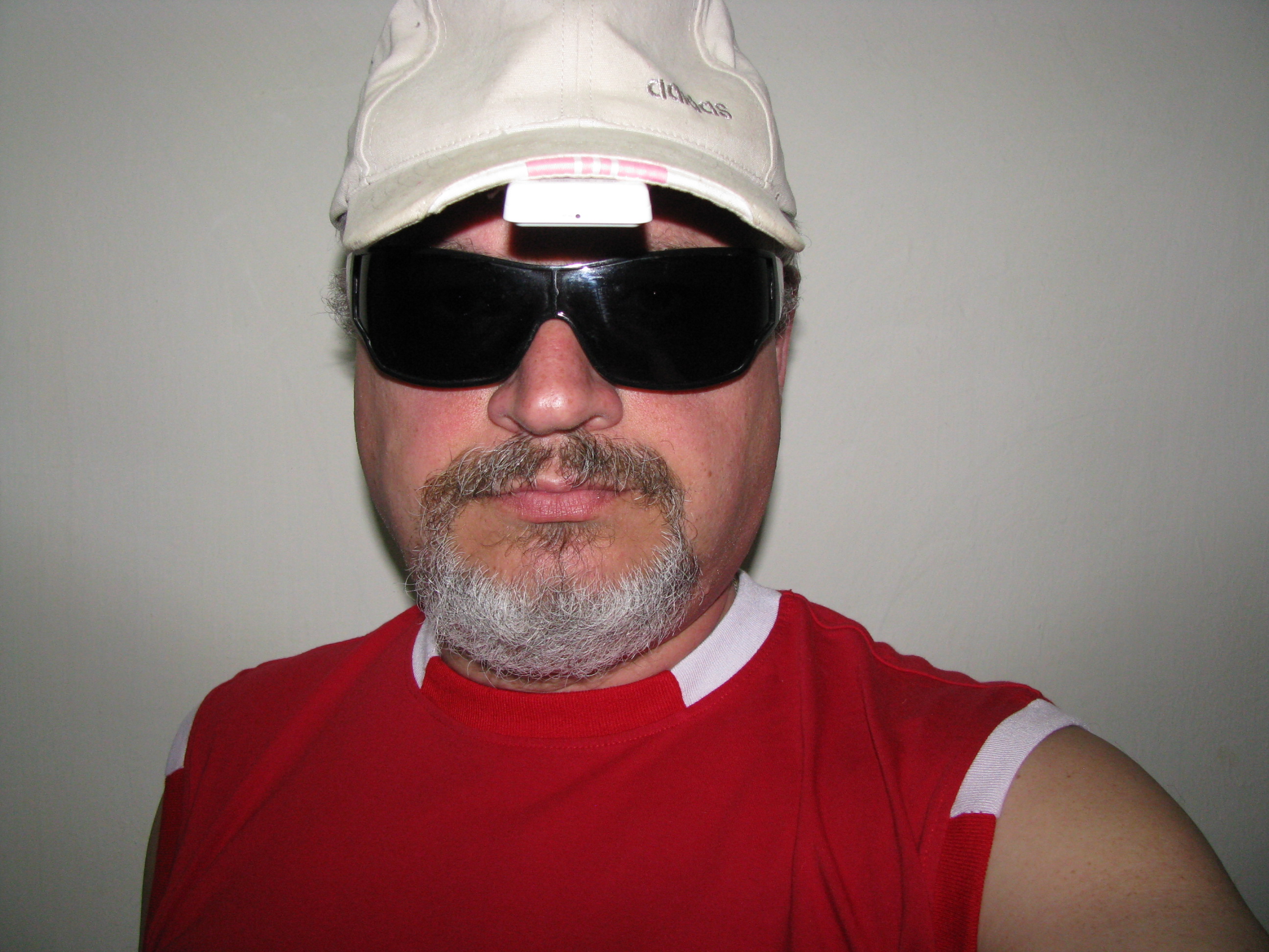 mp3 player on the cap