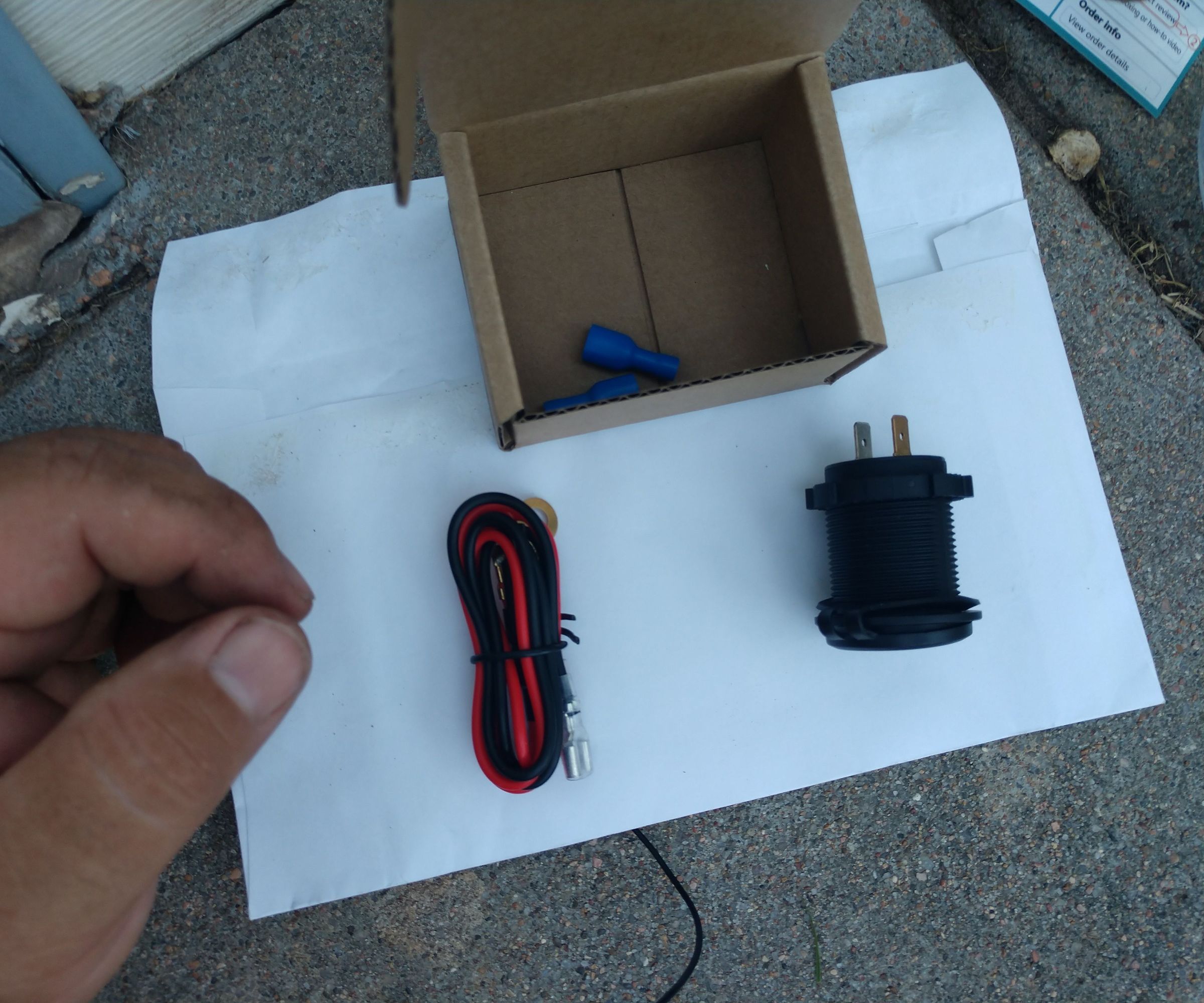 USB Outlet on Zero Motorcycle