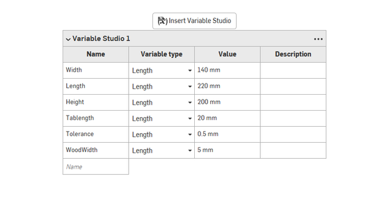 Defining Parameters