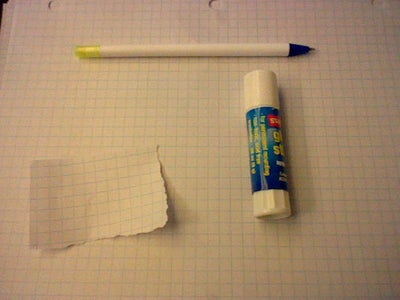 Note Passing Device Disguised As Gluestick