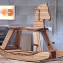Rustic Rocking Horse From Store Bought Timber