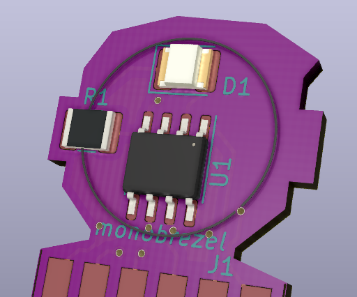 ATtiny Wearable Device - PCB Edge Connector