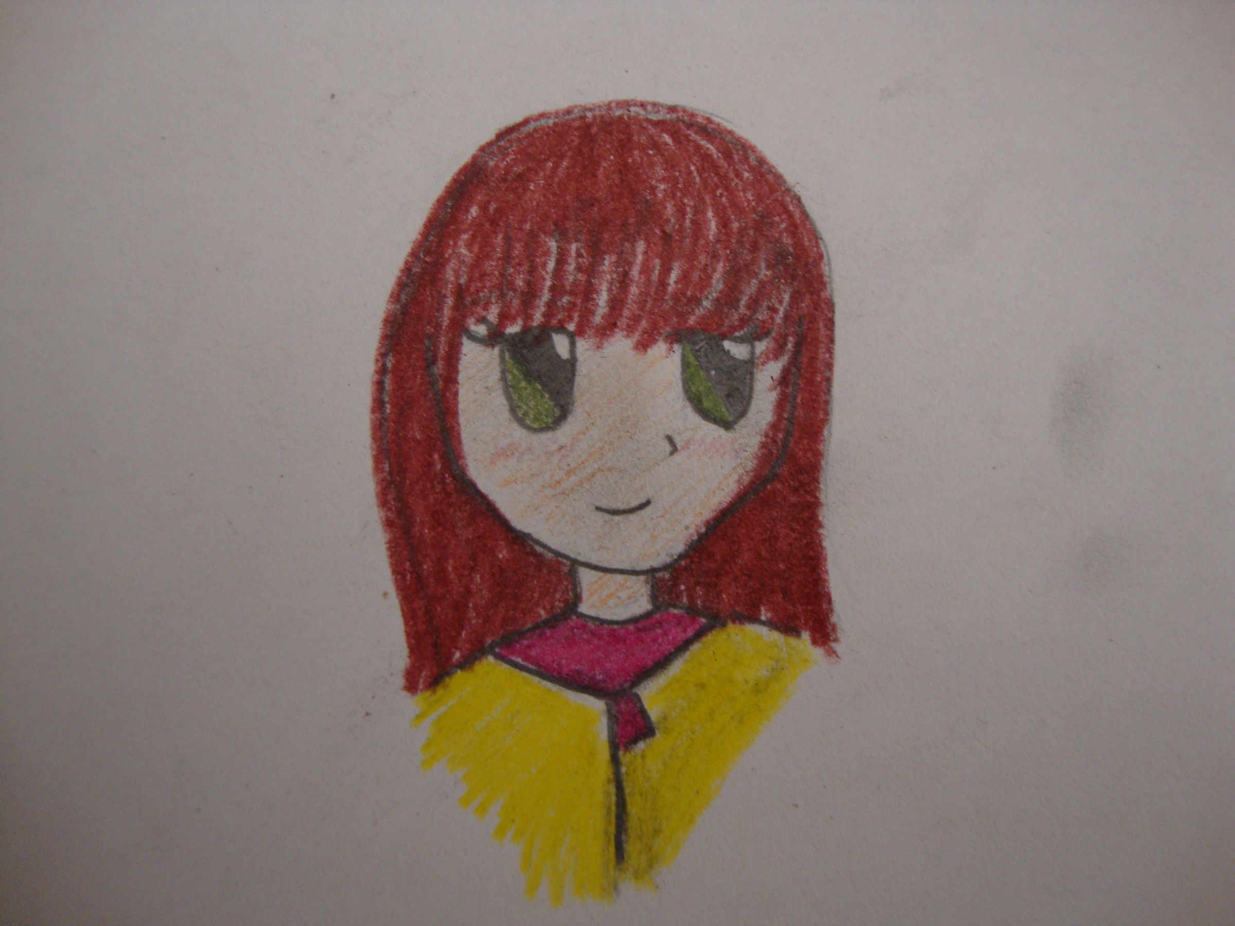 Coloring a manga drawing
