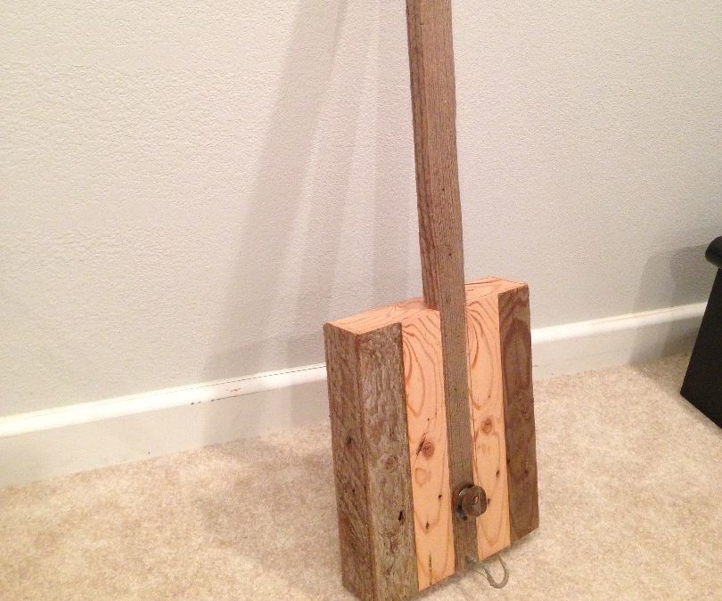 Scrap 2x4 to Diddley Bow