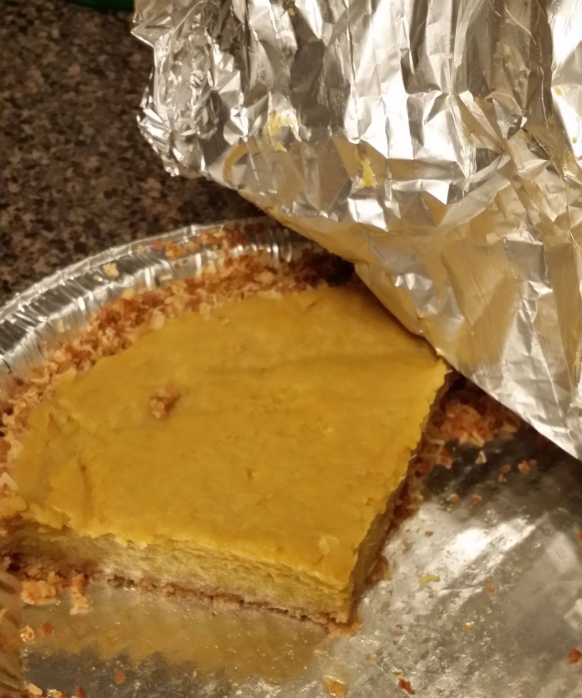 Cereal Crust Pumpkin Squash Pie