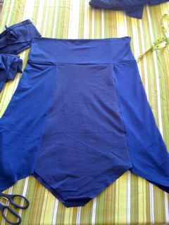 Handkerchief Skirt W/ Roll Down Waistband From Hand-me-down T Shirts