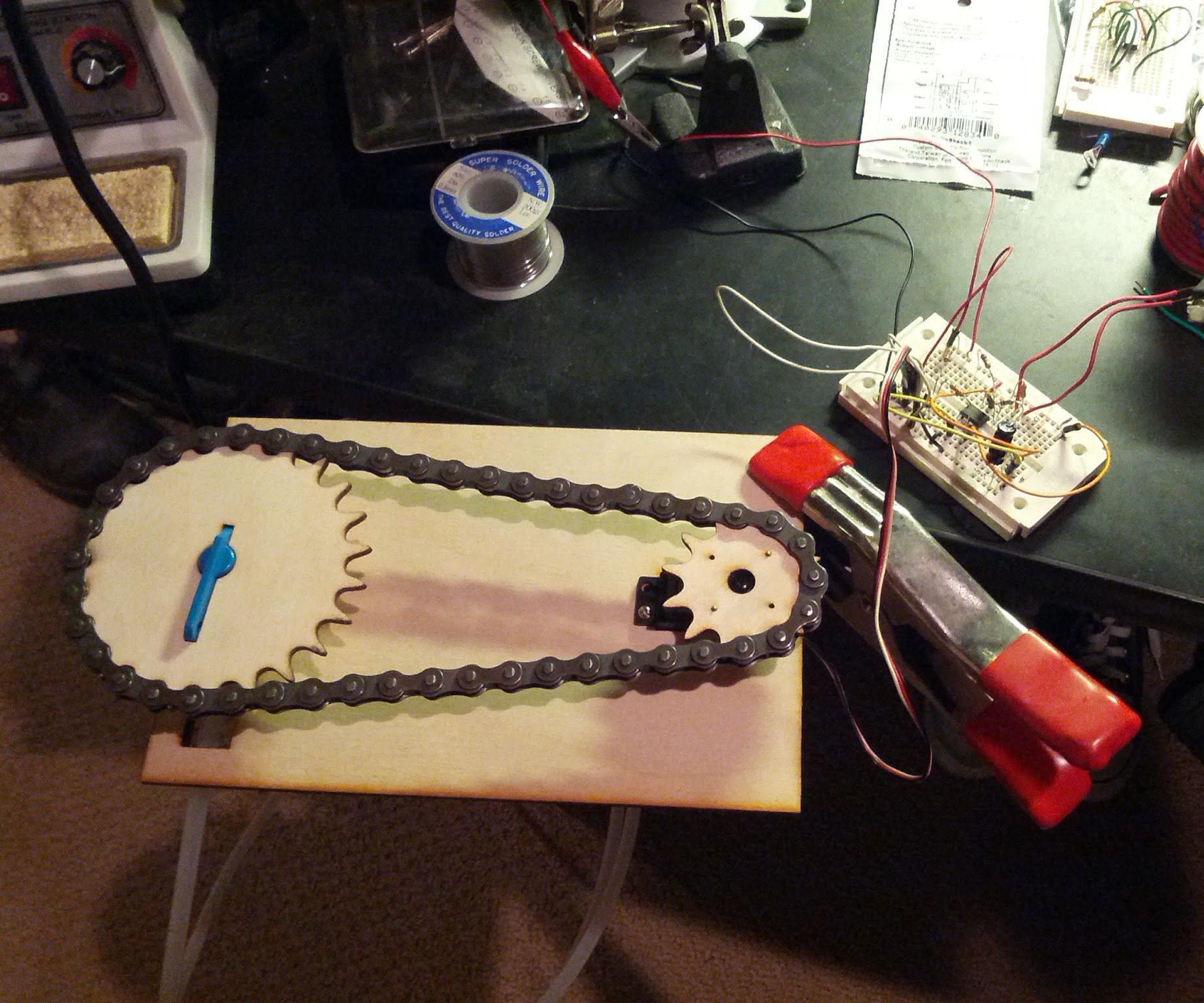Laser-cut Sprockets and Servo Control of a Valve