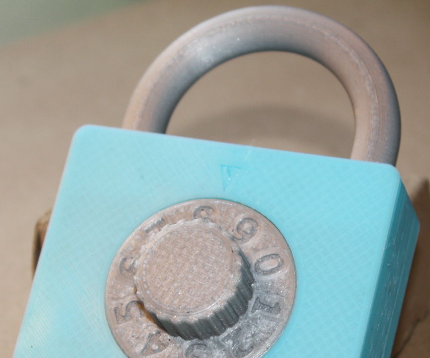Fully 3D Printed Combination Lock with Changeable Combination