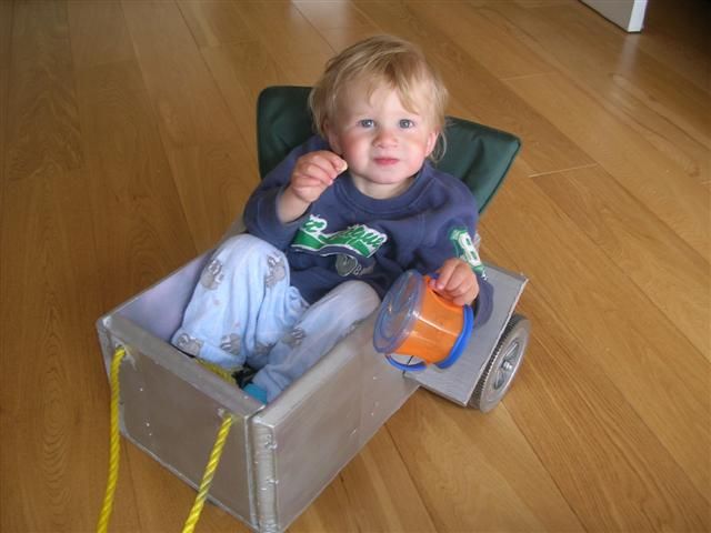 How to Make a Baby Go Kart in 15 Mins.