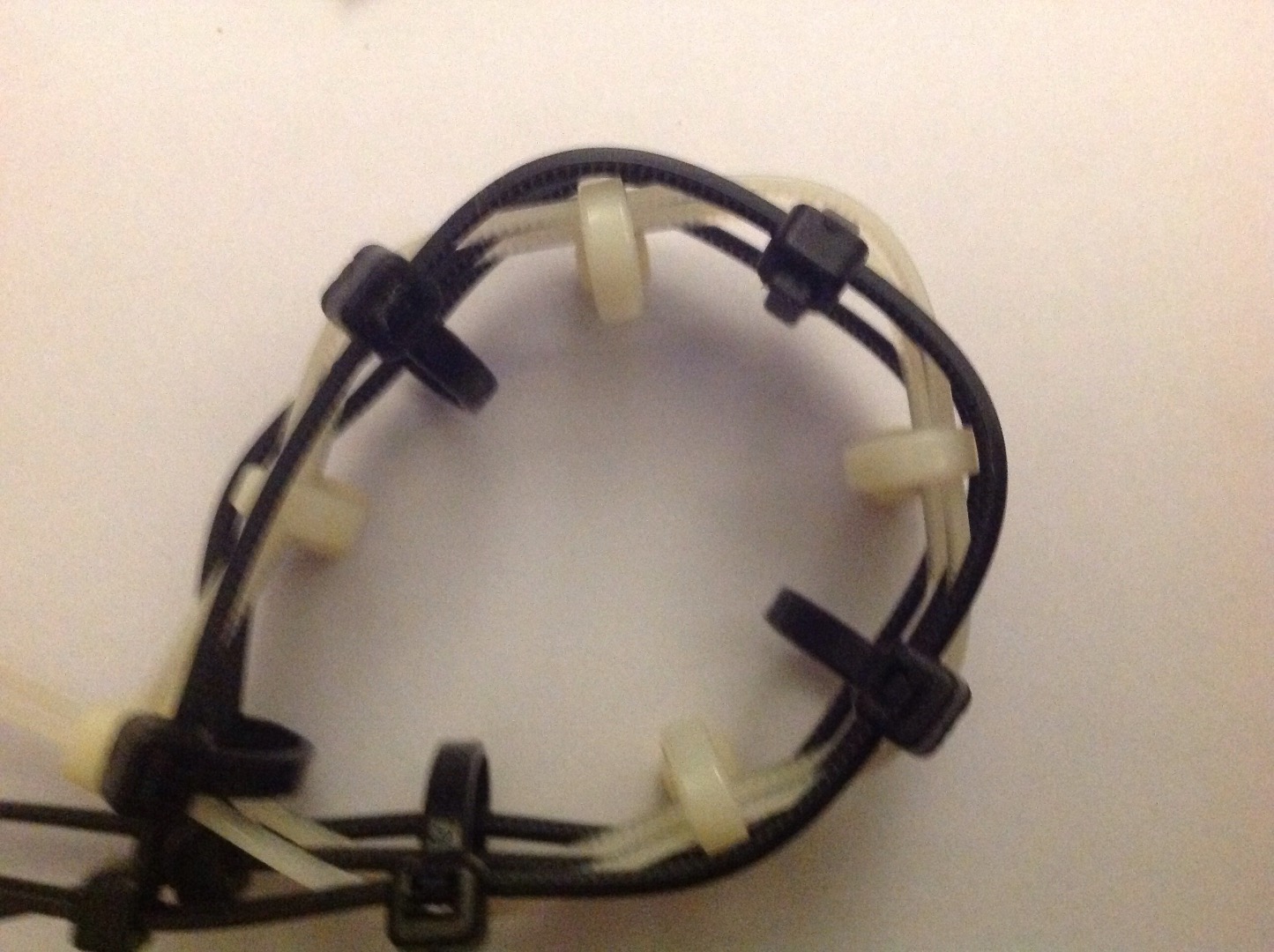 designer zip tie bracelet