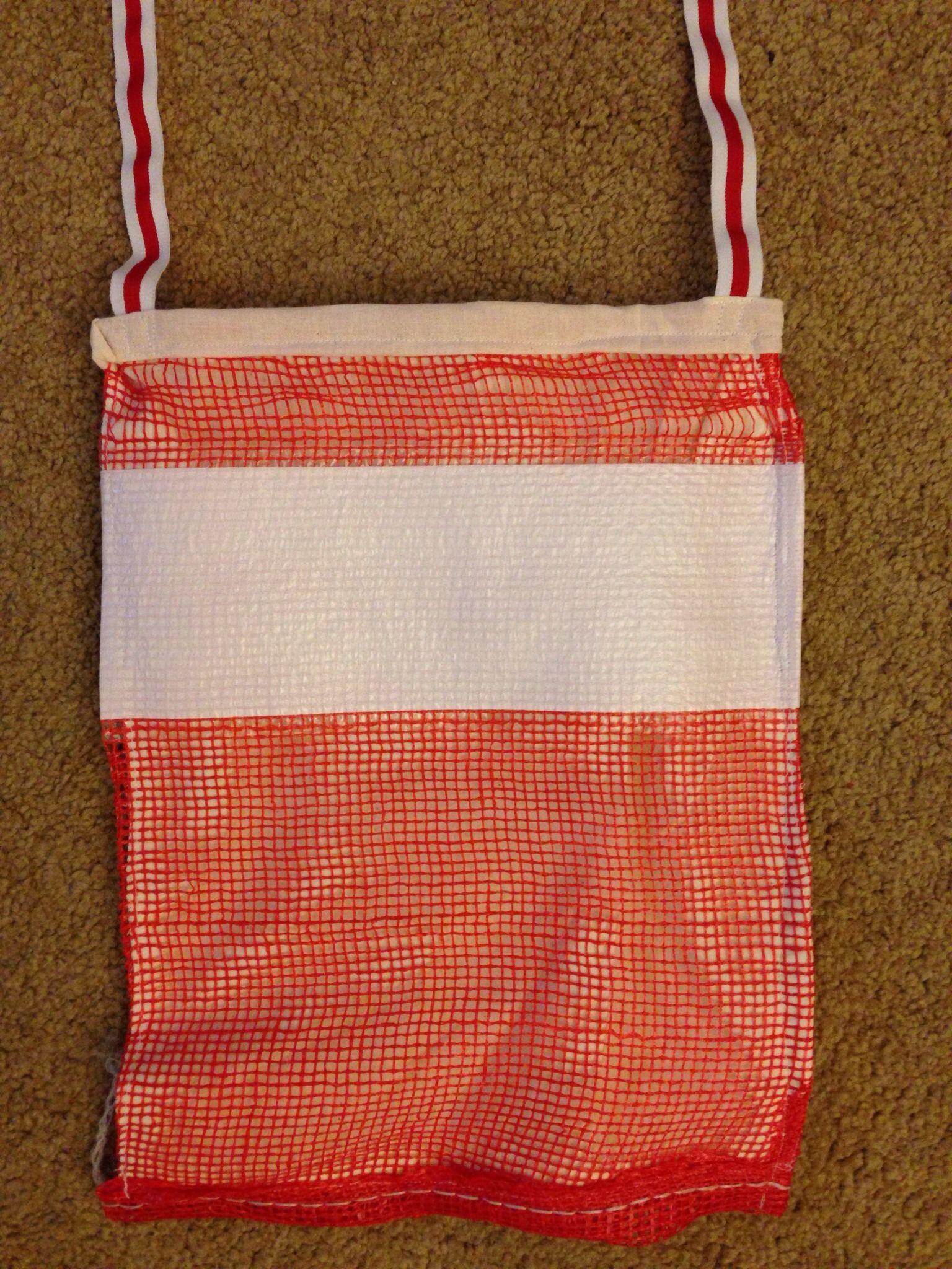 Upcycled Orange Bag