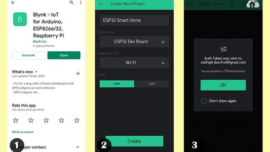 Configure the Blynk App for This ESP32 Project
