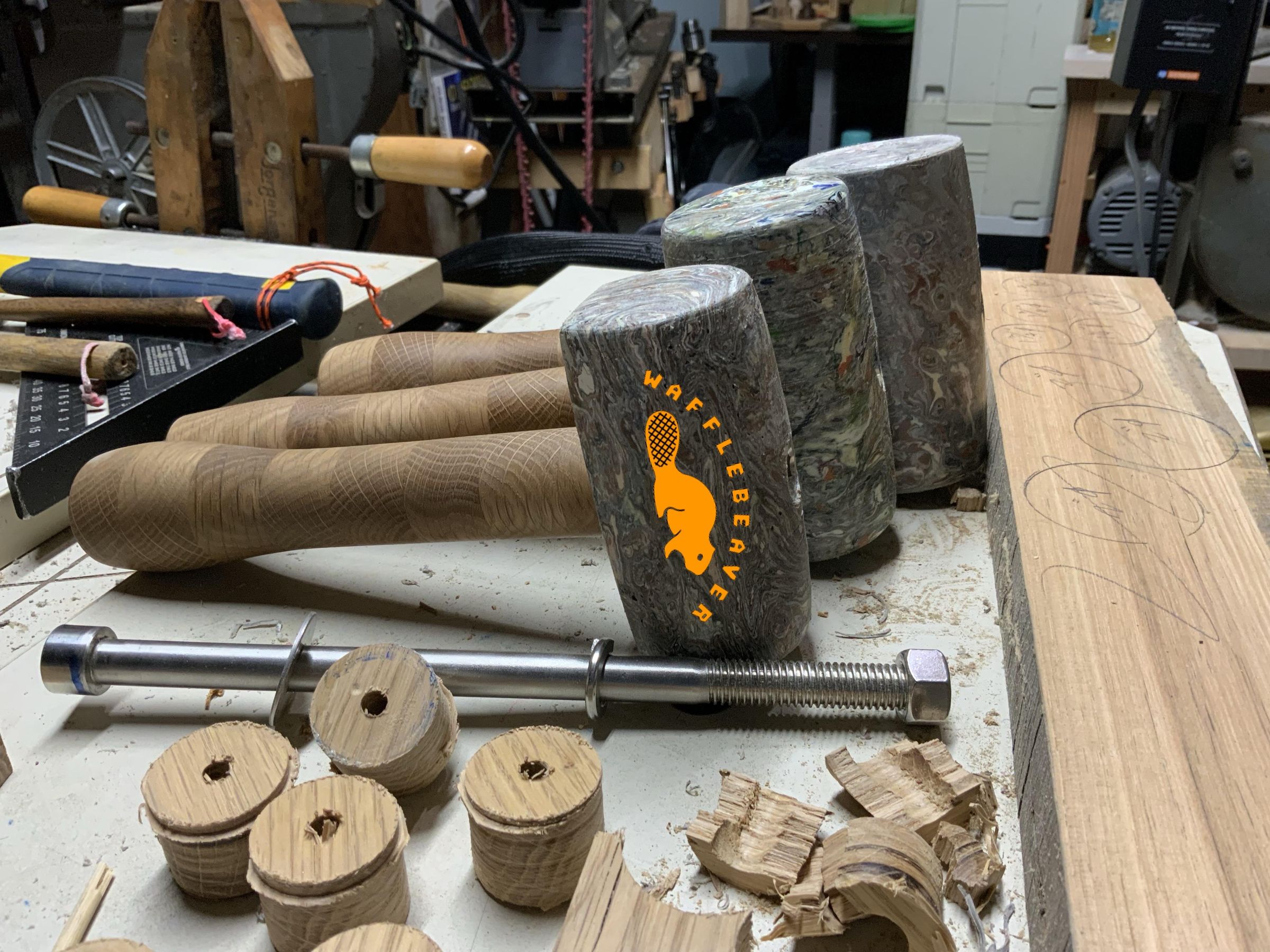 Mallet Handle From a Board of Pallet Oak 5 Steps (with Pictures