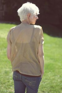 How to Make an Easy Shirt From Two Silk Scarves