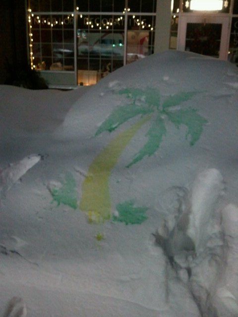 Snow Bank Street Art