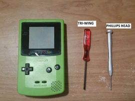 Game Boy Color Screw Set - Phillips #9 Replacement Screws For GBC & GBA SP Repair