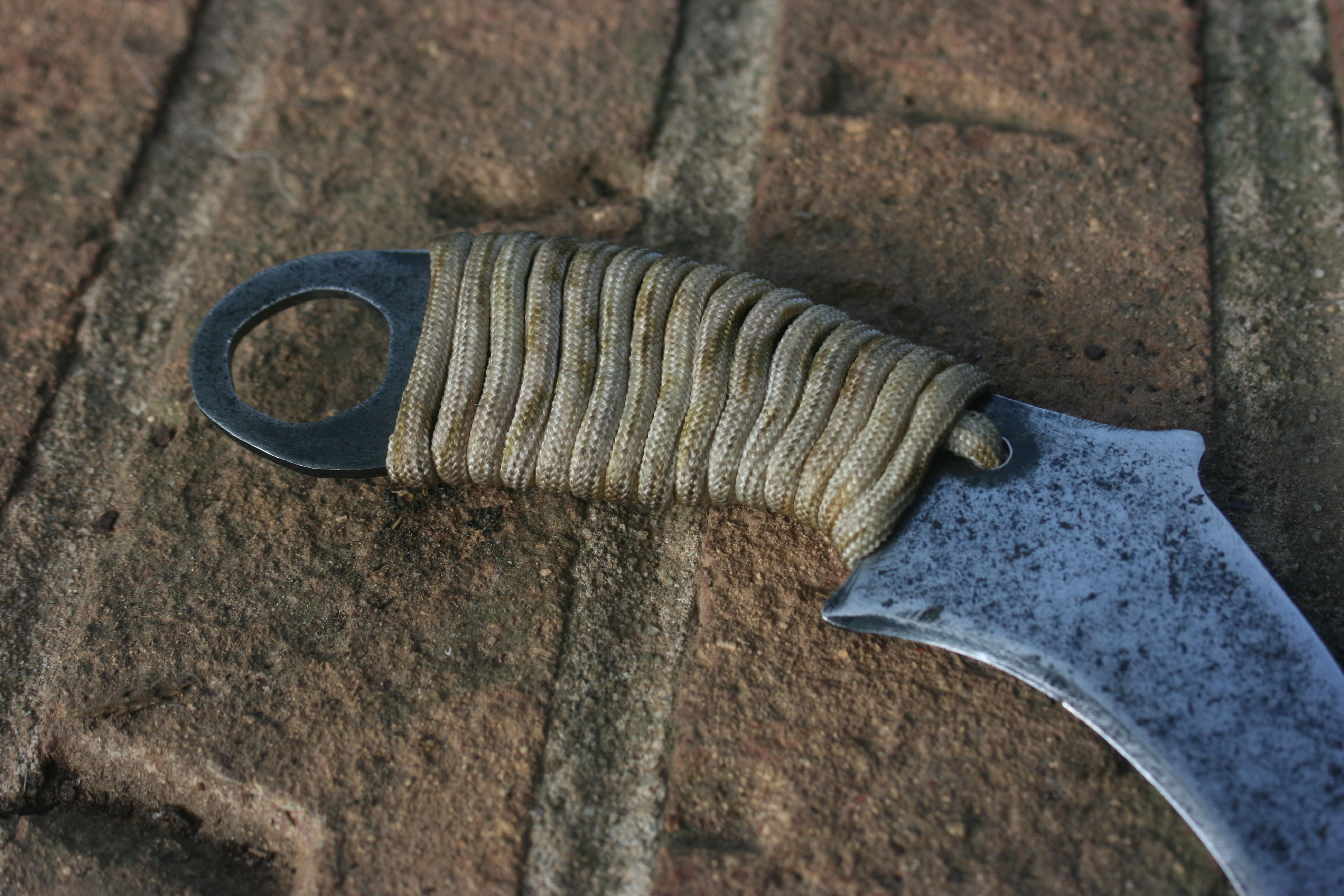 DIY Karambit Out of a Saw Blade Without CNC 6 Steps Instructables