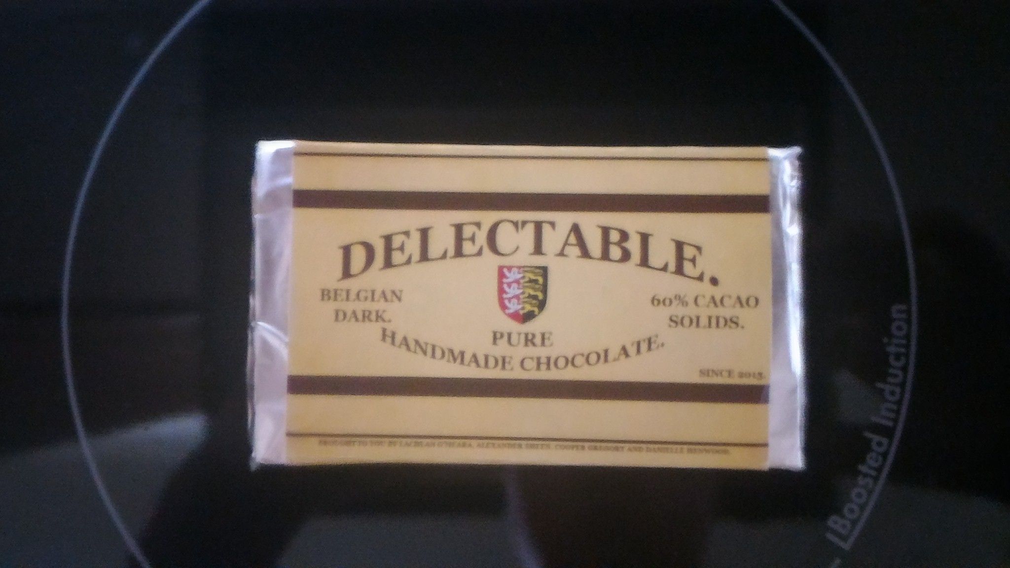 Homemade Dark Chocolate.