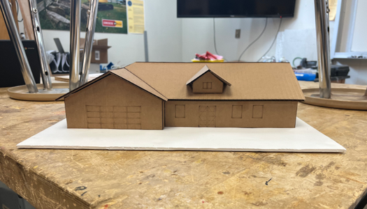 Laser Cut 3D Architectural Model