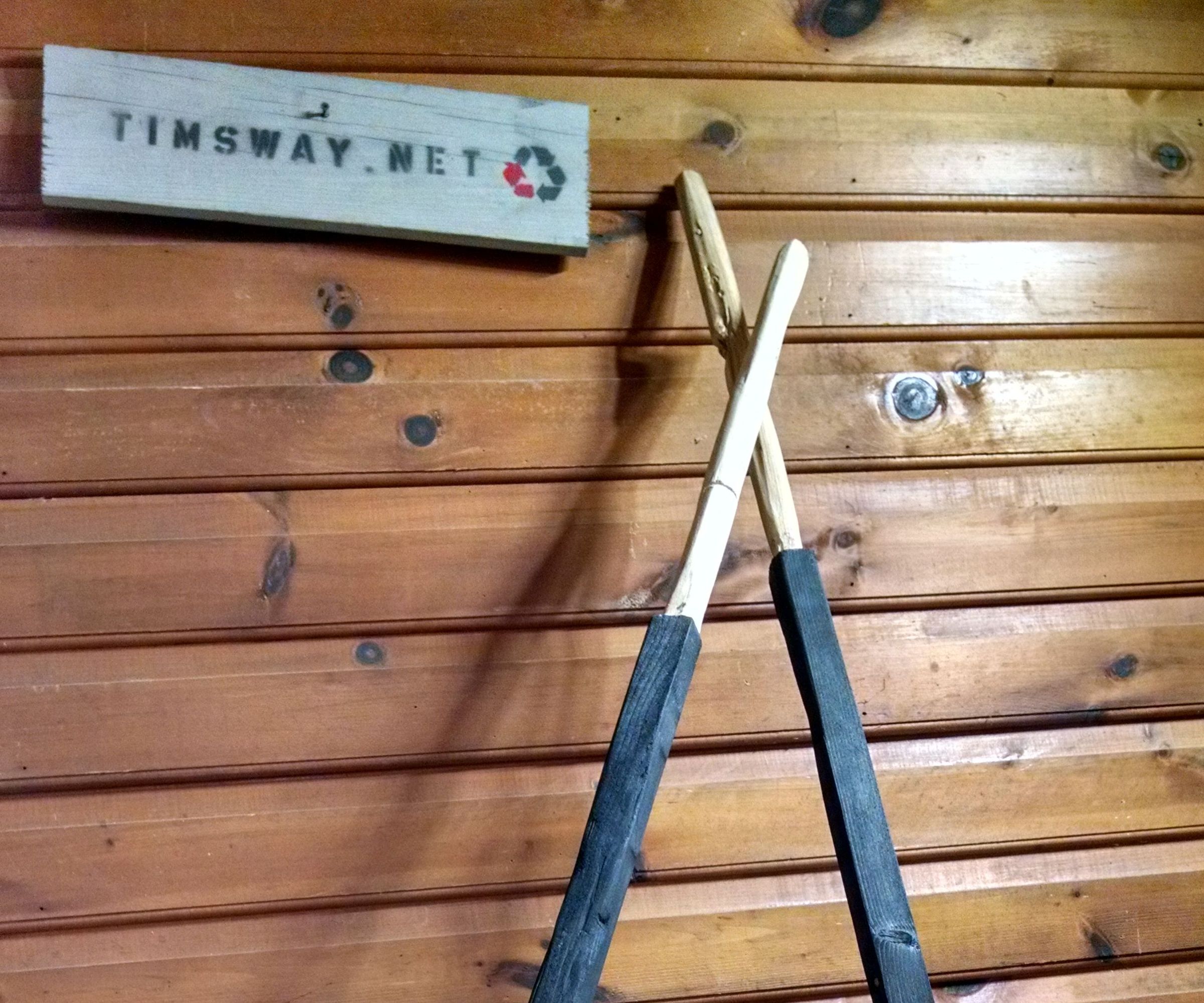 Make Adjustable Stilts With No Power Tools Out of a Scrap 2x4