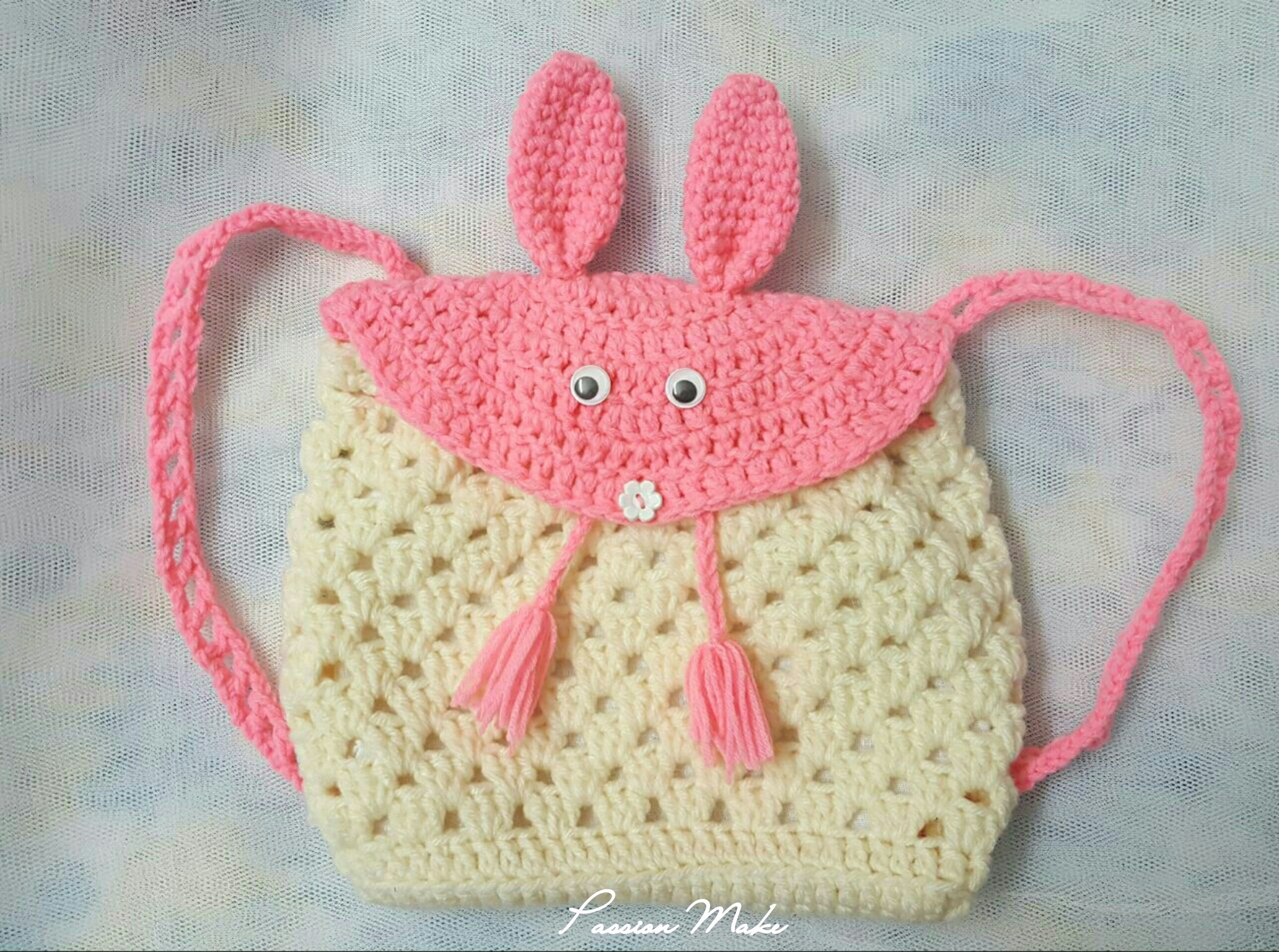Crochet Bunny Backpack : 10 Steps (with Pictures) - Instructables