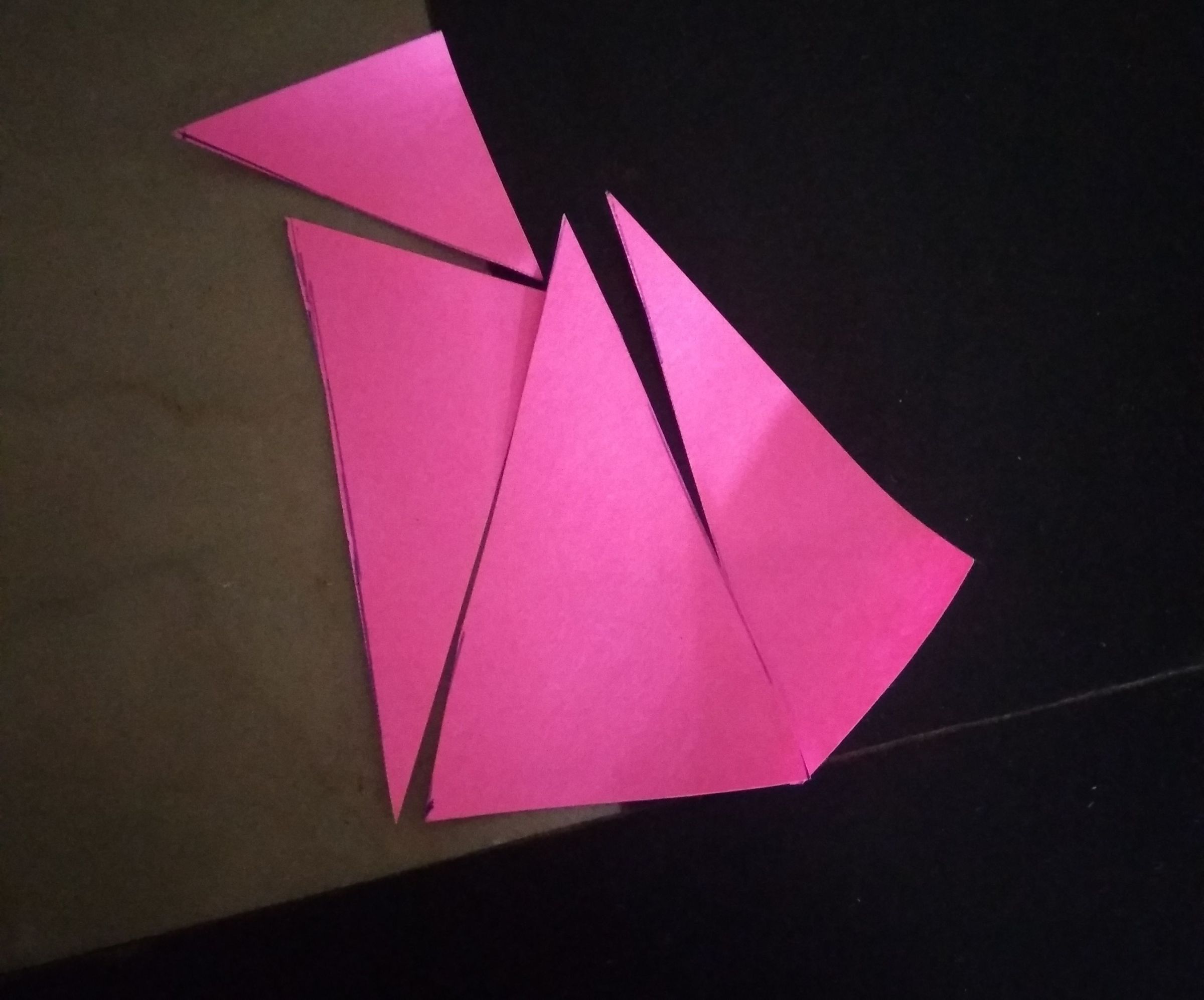 DIY Post It Note Tangram