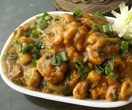 Soya Chunks Manchurian 