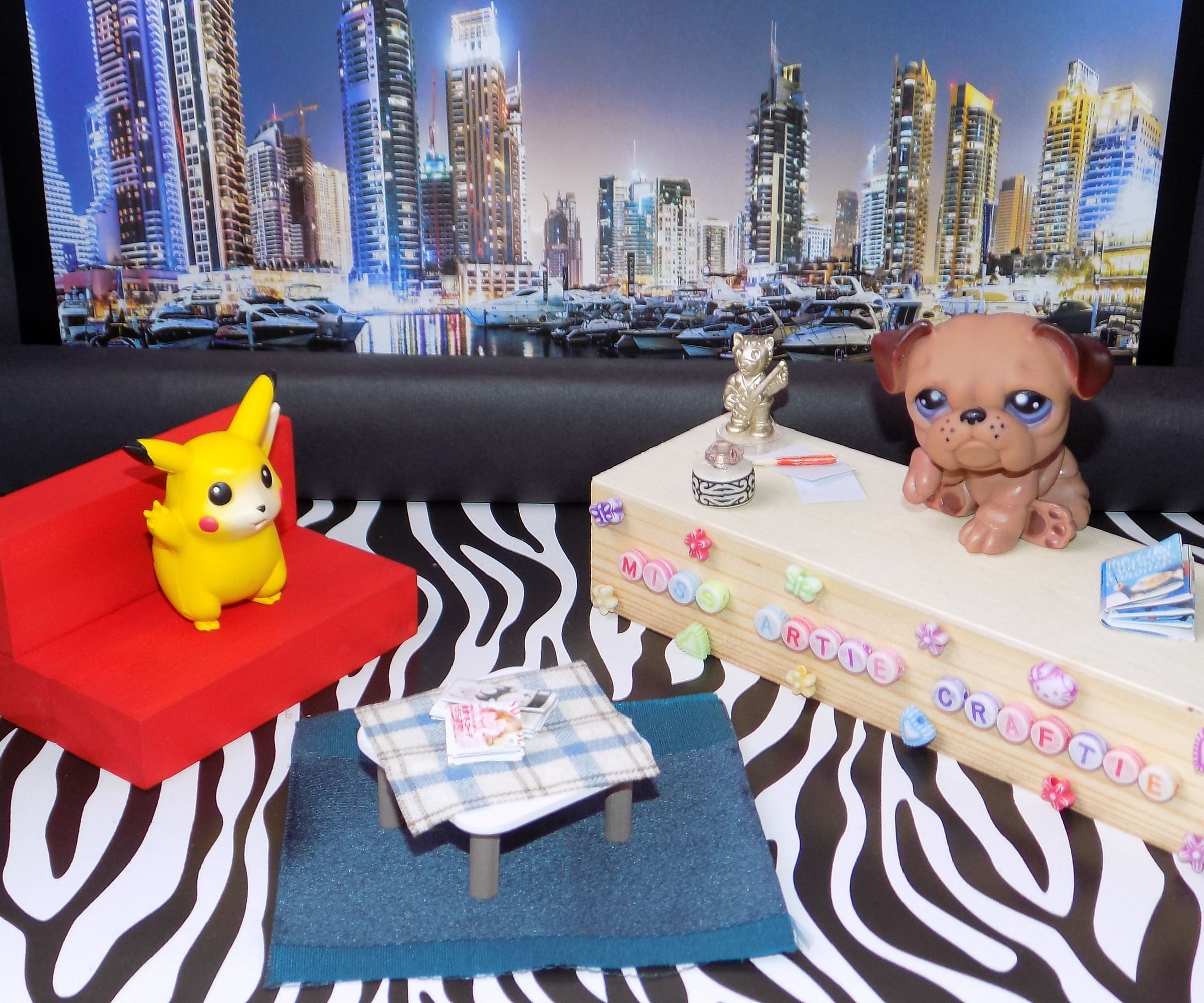 DIY Miniature Talk Show Set