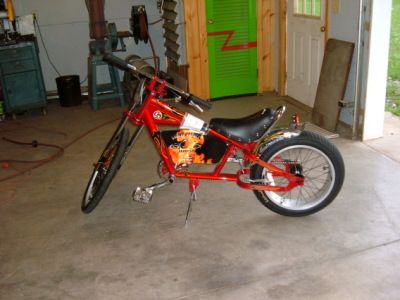 Walmart Bicycle Converted to a  Chopper Minibike