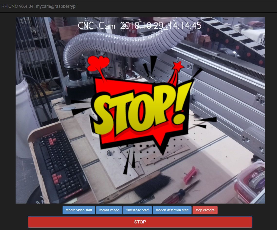 Remote CNC Stop and Monitor