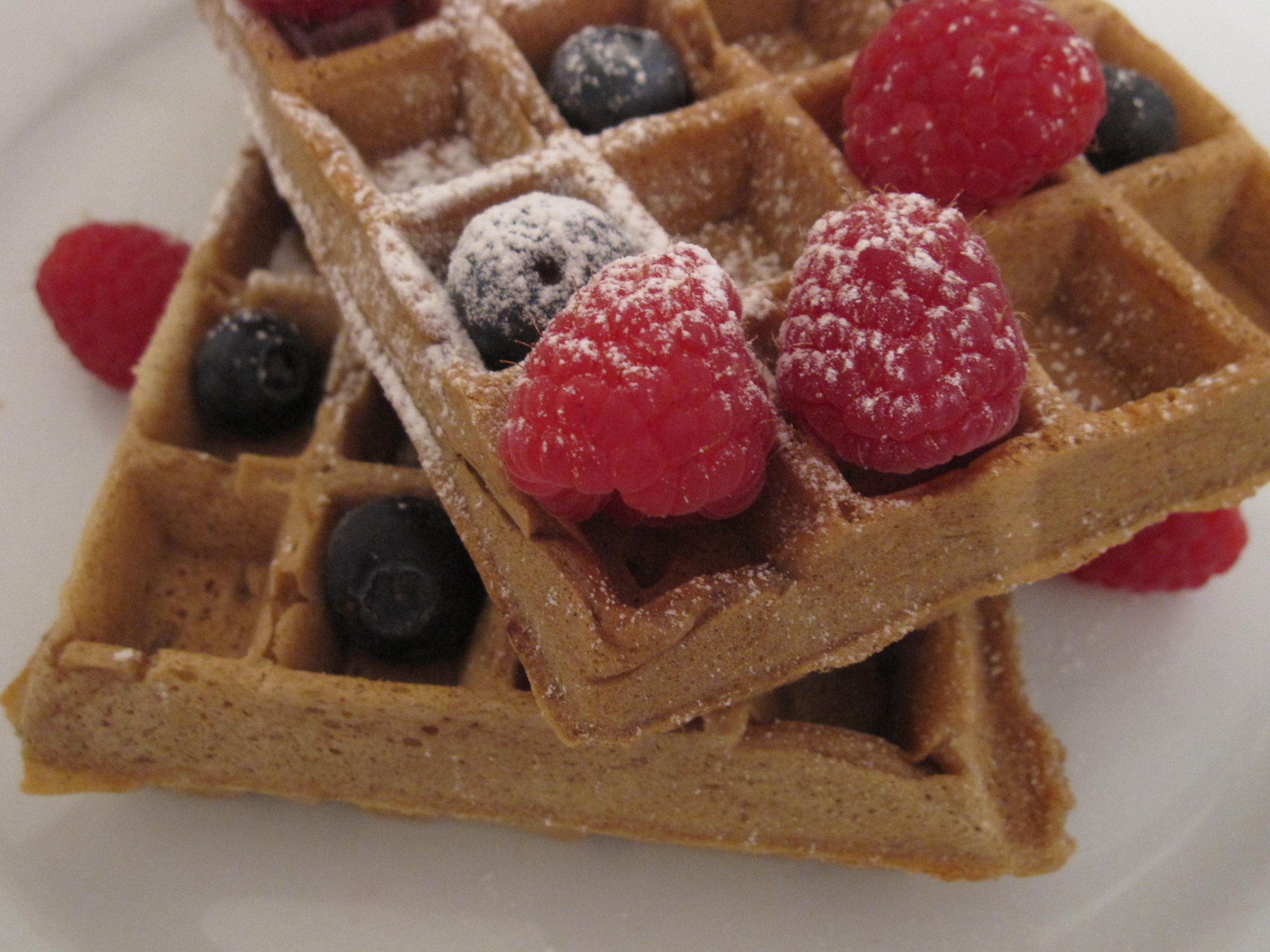 Waffles With a Hint of Coffee