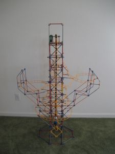 K'nex Rolercoaster and Ferris Wheel
