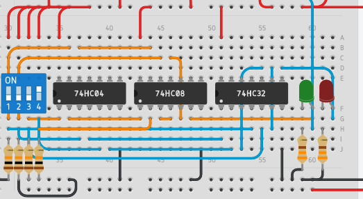 Dip Switch and Logic Gates