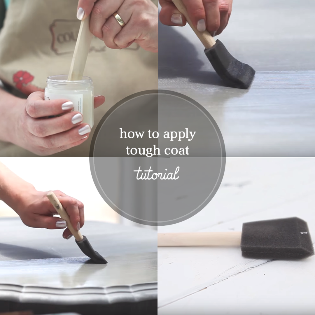 How to Finish Painted Table Tops Tough Coat Tutorial 6 Steps Instructables