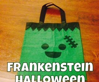Duct Tape Frankenstein Halloween Bag