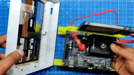Latte Panda and Front Section Assembly