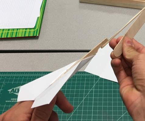 Mini Paper Airplane Flinger