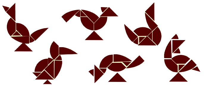 Ancient Chinese Egg Tangram