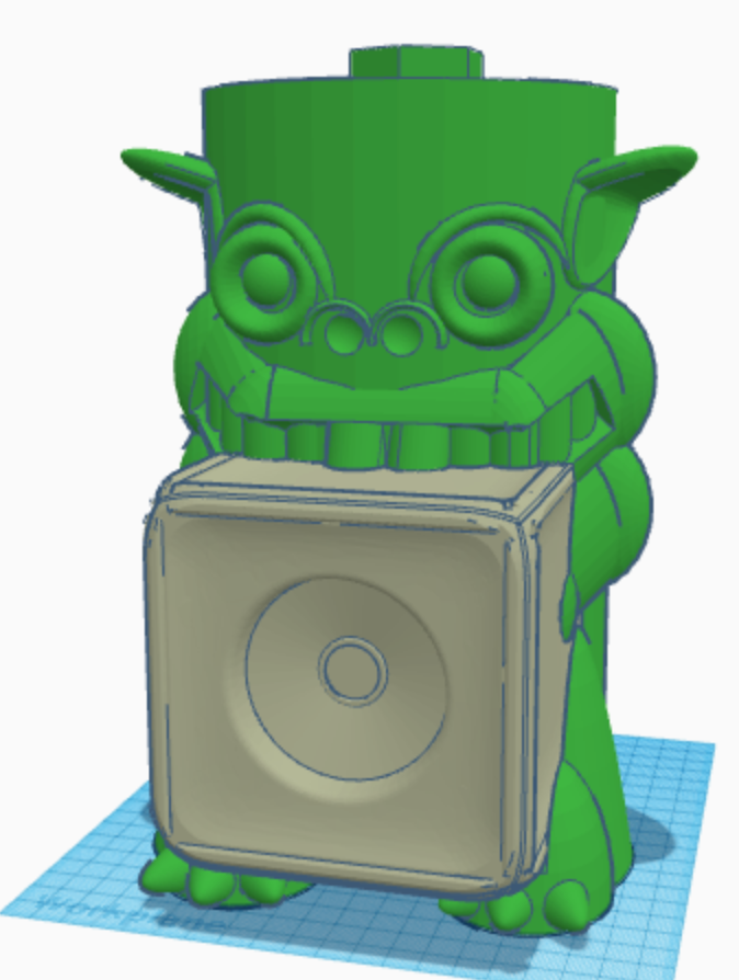 Totem Pole Beaver Cuber Holder