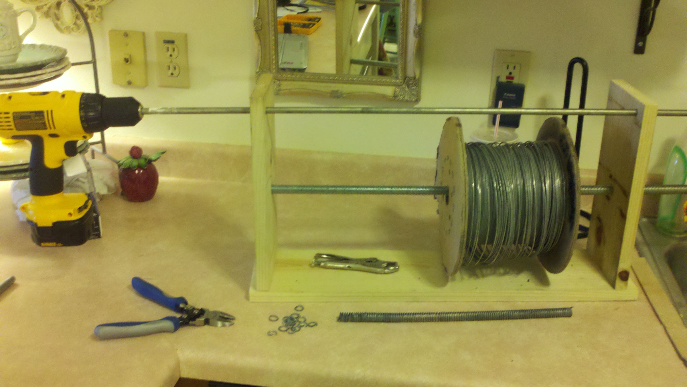 Building a Mandrel for coiling wire.  (Chainmail)