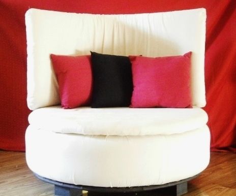 Tire to Round Sofa Chair!