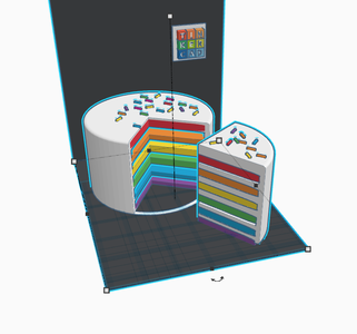Giving Background for the Cake 